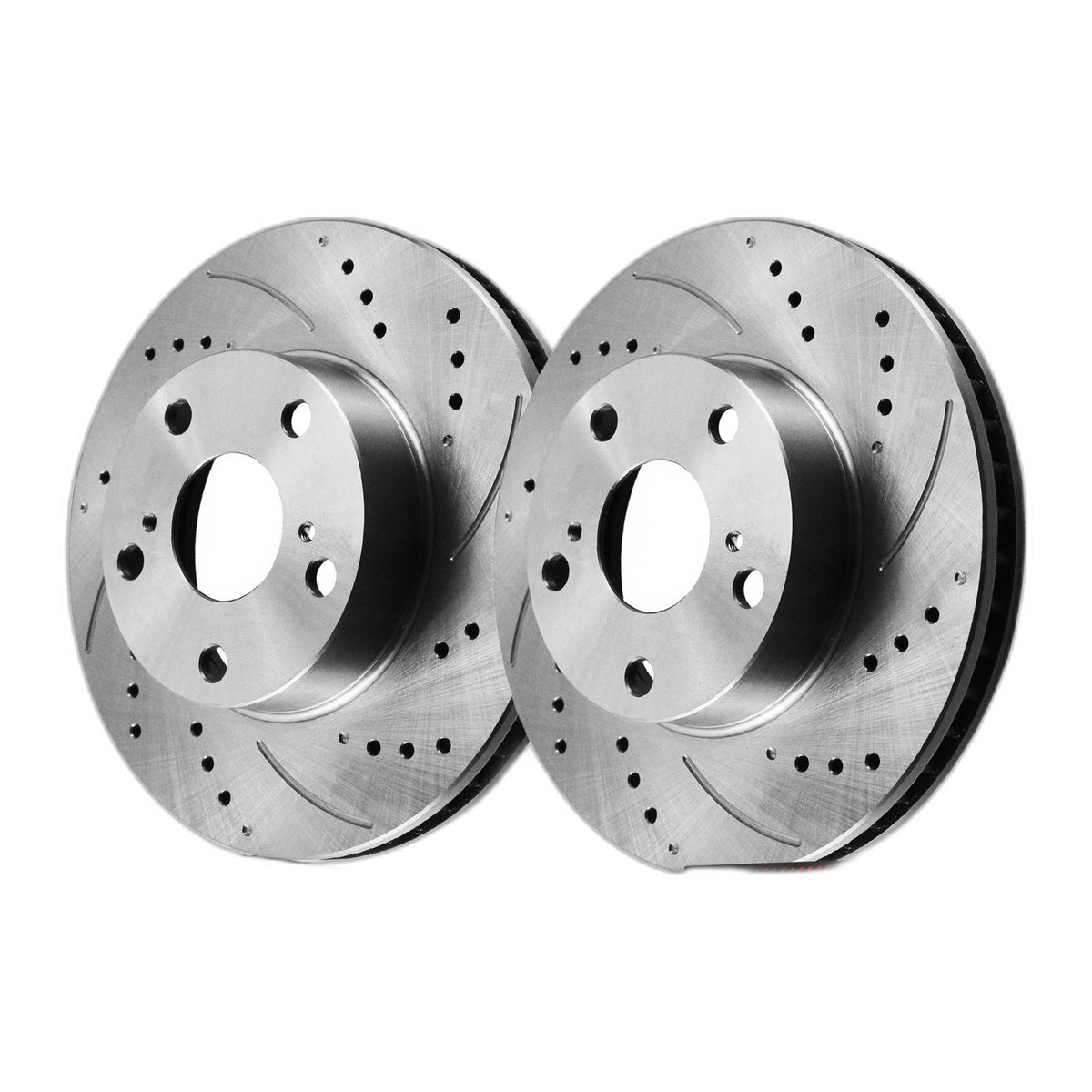 5 Lug Front Drilled Disc Rotors Brake Pads Kit for 2005-2014 2015 Toyota Tacoma
