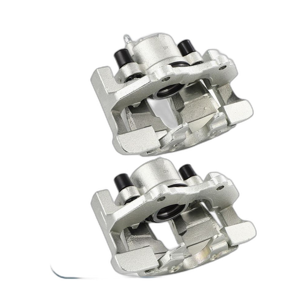 Pair Front Brake Calipers w/ Bracket For Mazda 3 2008-2013 3 Sport 2010-2013 5
