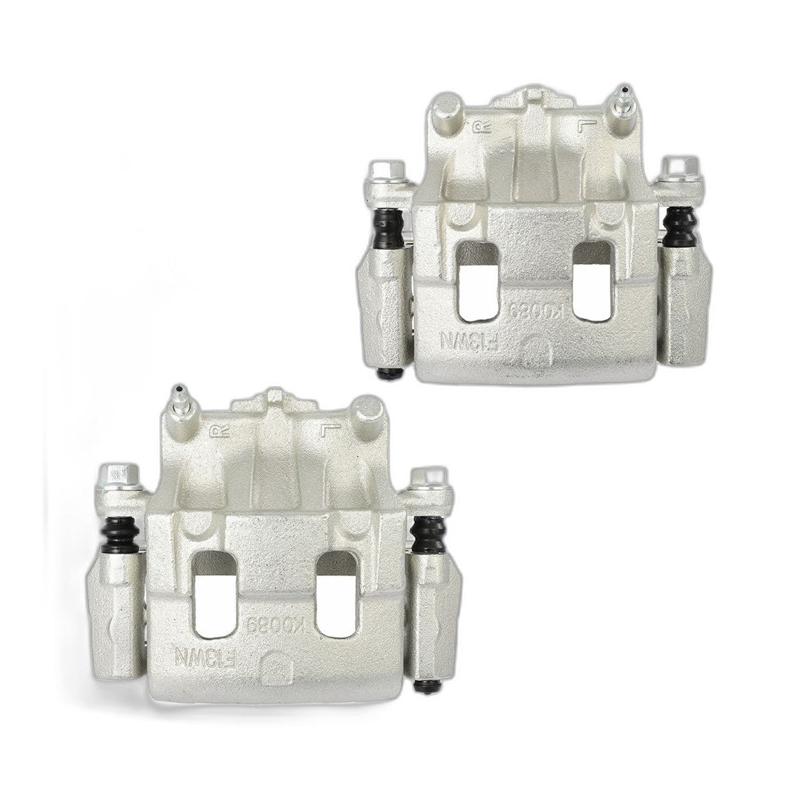 Pair Front Disc Brake Calipers w/ Bracket For 2007 2008 2009 FORD EDGE AWD