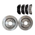 Front Drilled Rotors Brake Pads For 2010-2020 Ford F-150 Lincoln Navigator