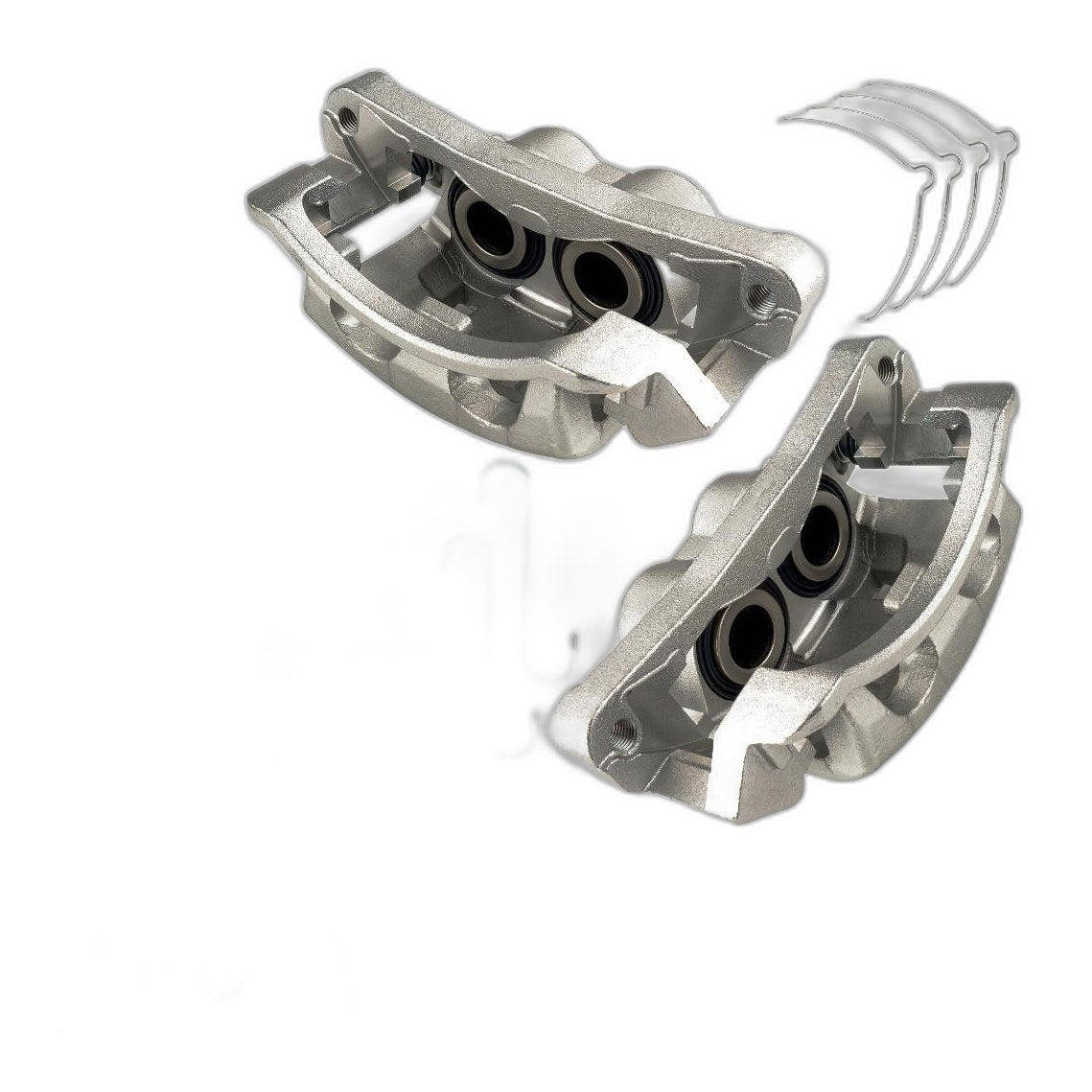 Pair Front Left & Right Brake Caliper w/ Bracket for 99-04 Ford F-250 Super Duty