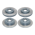 DuraGo Front & Rear Rotors Wagner ThermoQuiet Ceramic Brake Pads Kit for Odyssey
