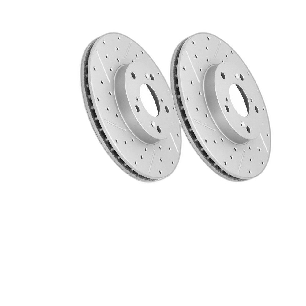 For Honda Civic 2016 2017 2018 2019 - 2021 Front Brake Rotors Ceramic Pads Kit