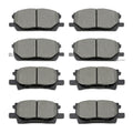 8 Pcs Front Rear Ceramic Brake Pads Set - Fits 2004-2006 Lexus RX330 - 2007