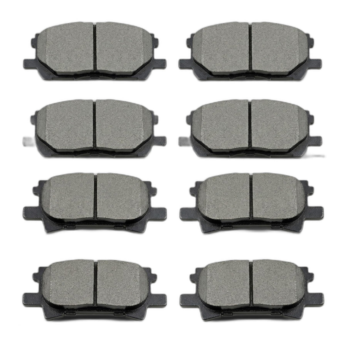 8 Pcs Front Rear Ceramic Brake Pads Set - Fits 2004-2006 Lexus RX330 - 2007