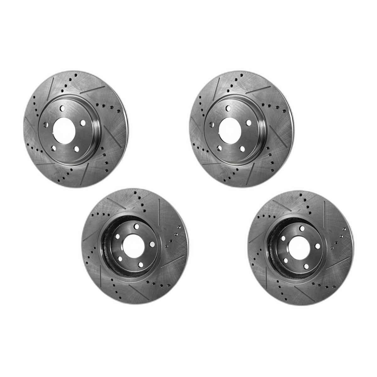 Front & Rear Brake Disc Rotors and Pads Kit Sedan for Nissan 370Z INFINITI G37