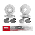 Front Rear Brake Rotors & Ceramic Pads For 2007-2009 Ford Edge Lincoln MKX AWD