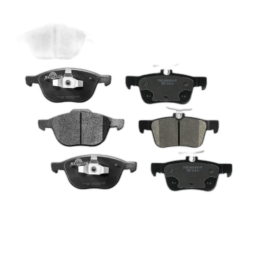 Front and Rear Disc Ceramic Brake Pads Set For 2017 2018 2019 Ford Escape