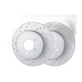 REAR Brake Rotors and Pads Kit for Dodge Charger Challenger Chrysler Drilled