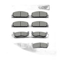 Front Rear Ceramic Brake Pads For 2007-2015 Nissan Armada Titan Infiniti QX56