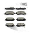 Front Rear Ceramic Brake Pad Set for Town & Country Dodge Grand Caravan Journey