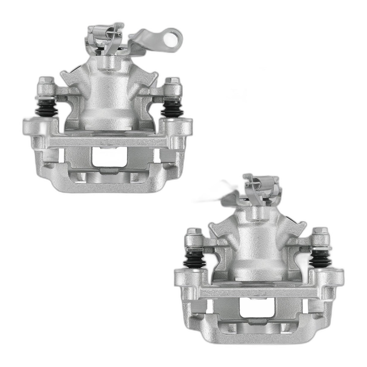 Pair Rear Brake Caliper with Bracket For 2015-2018 Mitsubishi RVR 2.4L LH RH