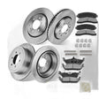 Front Rear Disc Brake Rotors Pads Kit for 6-Lug 2010 2011 Ford F-150 F150