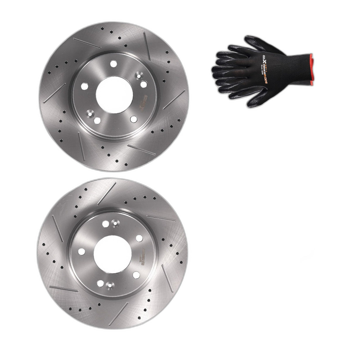 Front Brake Rotors & Ceramic Pads Kit for Hyundai Elantra 2017 2018 2019 2020
