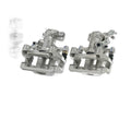 Pair Rear Brake Calipers with Bracket for Ford Fusion 06-12 Lincoln MKZ Mazda 6