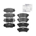 Front and Rear Ceramic Disc Brake Pads for 2014 2015 Lexus IS250
