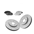 Front Brake Rotors & Ceramic Pads Kit for 2013-2025 Honda Accord EX EX-L