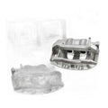 Pair Front Brake Calipers w/Bracket for Ford F-150 2010 2011 Expendition Lincoln