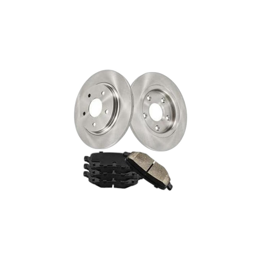 Rear Brake Kit Rotors Ceramic Brake Pads for Dodge 2008-2012 DBK235 53050 D1326