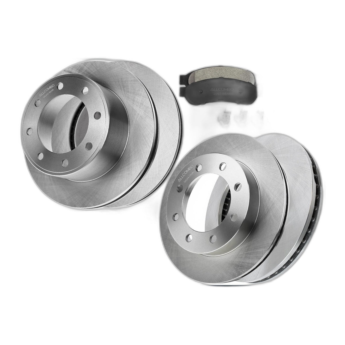 Front Rear Brake Rotors and Pads Kit for 2008 - 2012 Ford F-250 Super Duty 4WD