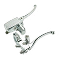 1" Motorcycle Chrome Clutch & Hydraulic Brake Master Cylinder Levers for Harley