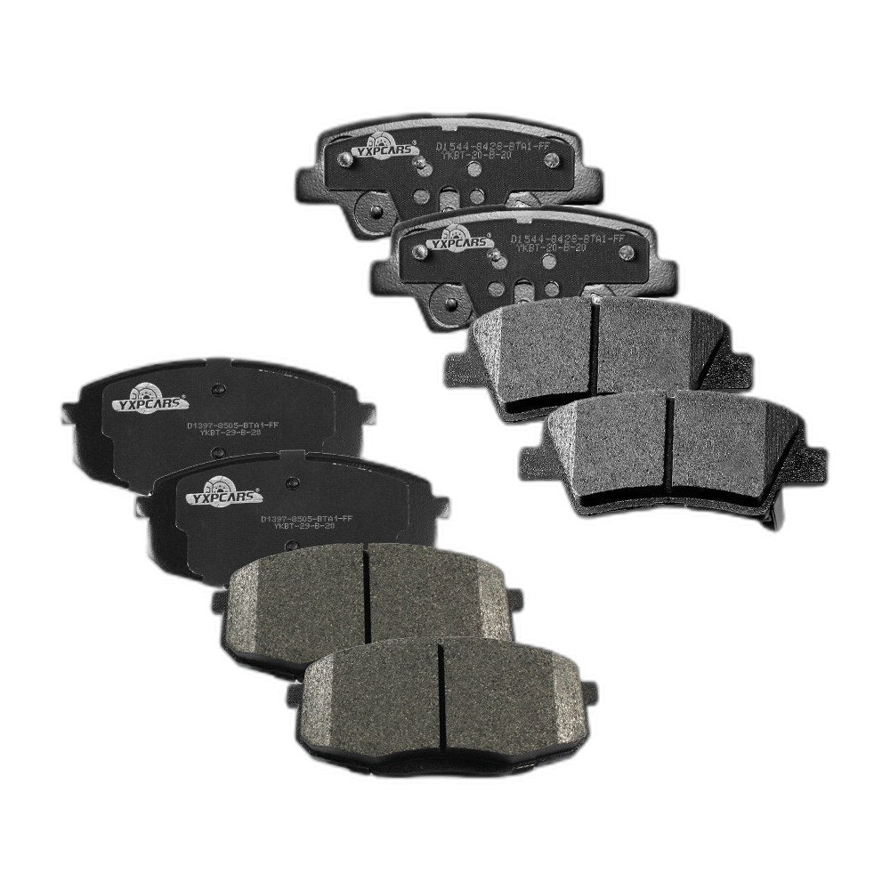 Front & Rear Ceramic Brake Pads Set for Hyundai Elantra Kia Forte Soul