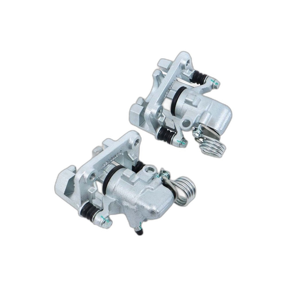 Pair Rear Side Brake Calipers Set with Bracket For Ford Mustang 1994-2004 4.6L