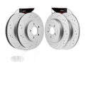 Front Rear Disc Rotors Ceramic Pads Kit For 2011 - 2014 Ford Edge Lincoln MKX