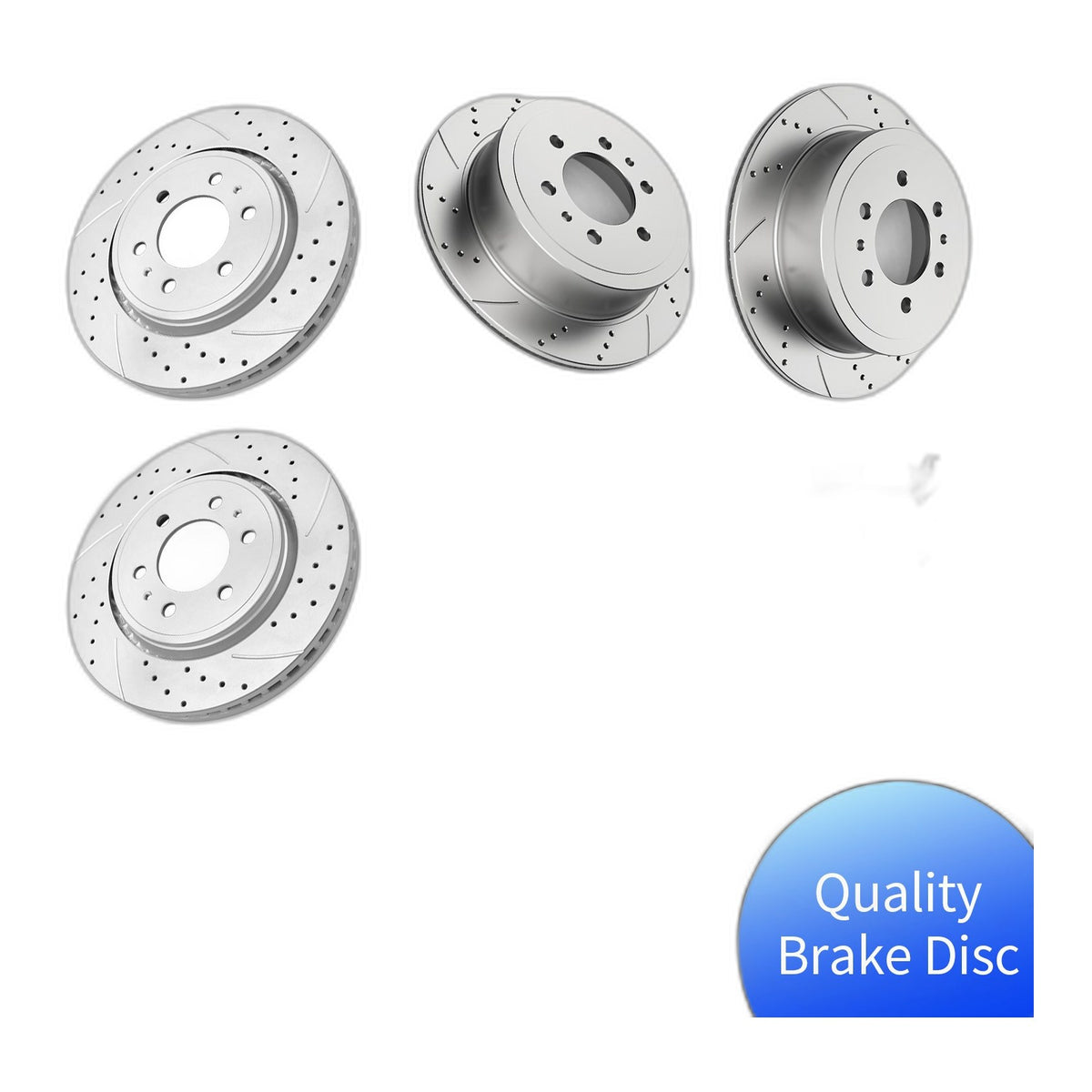 Front Rear Brake Rotors Pads Kit for 2010-2011 Ford F-150 6 Lug Models ONLY
