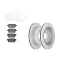 Front And Rear Disc Rotors & Ceramic Brake Pads Kit For Ford Edge Lincoln Mkx
