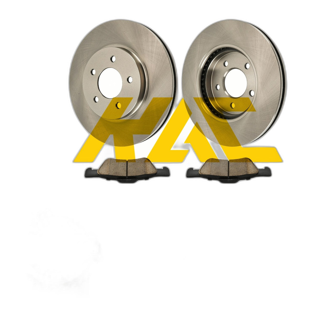 Front Brake Rotors & Ceramic Brake Pads for Ford Escape 2005-2010