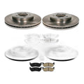 Front & Rear Rotors & Ceramic Pads 6Pc Kit For 2006-10 Ford Explorer Mountaineer