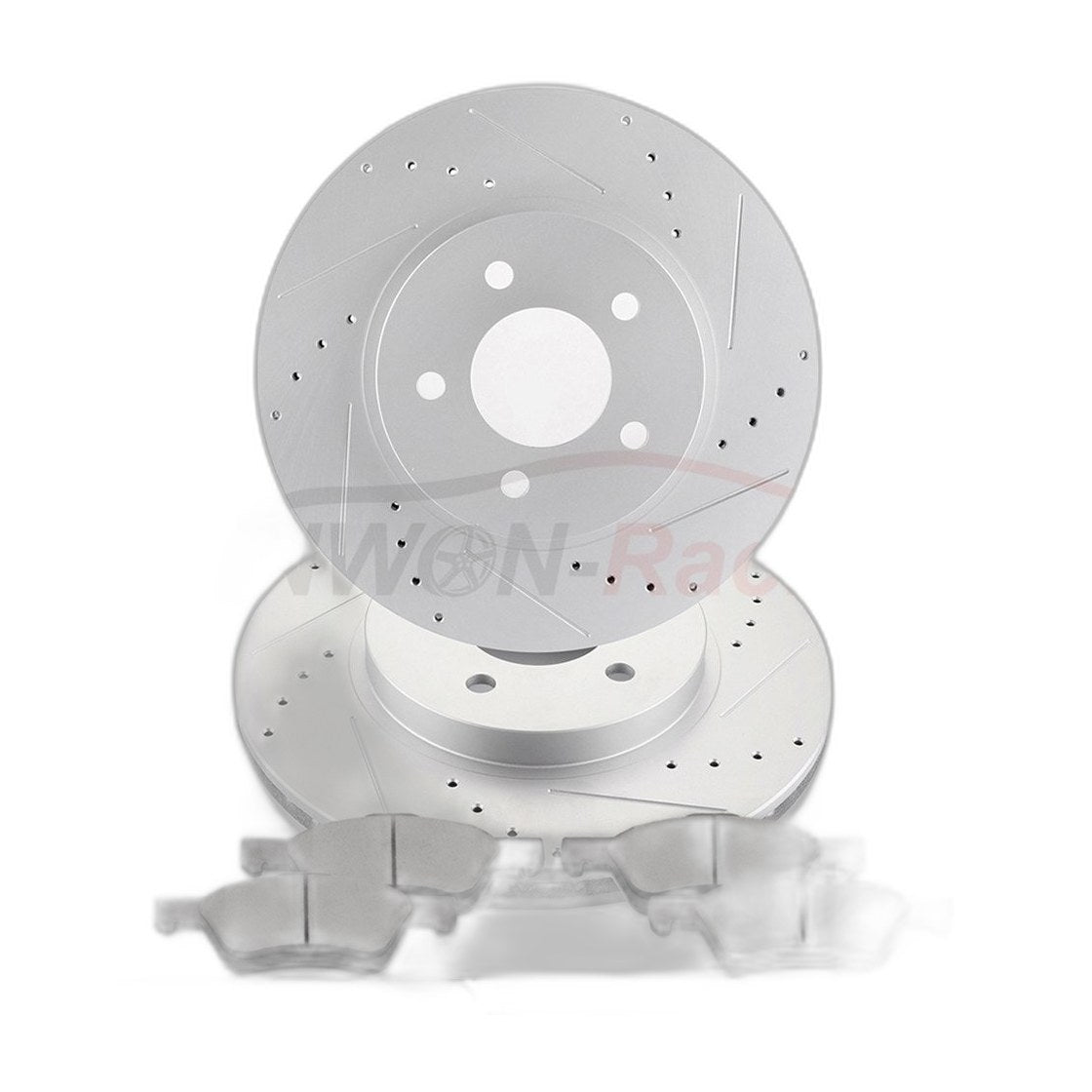 Front Ceramic Brake Pads Rotors For Ford Escape Mercury Mariner 2005 2006-2010