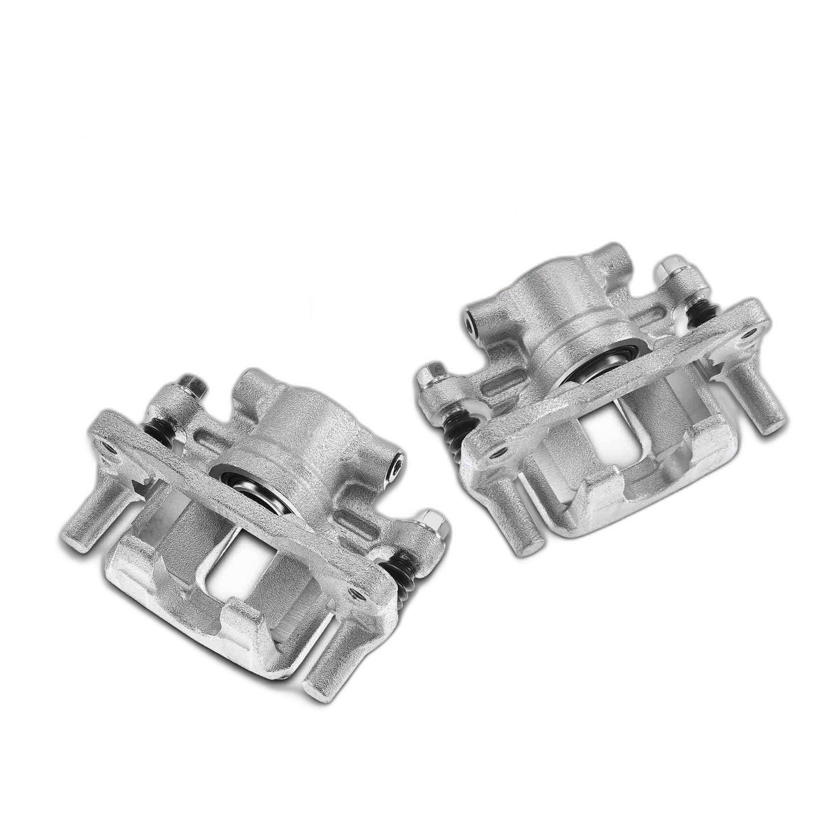Pair Rear Disc Brake Caliper with Bracket for Chrysler 200 Dodge Jeep Mitsubishi
