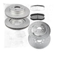 Front Rear Drilled Brake Rotors and Pads Kit for Lincoln MKX Ford Edge