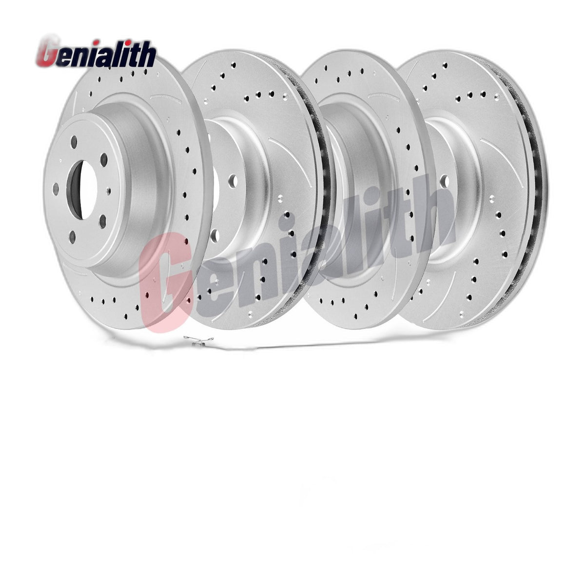Front Rear Disc Rotors Brake Pads Kit For Ford Fusion 2013 - 2020 Lincoln MKZ