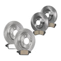 Front+Rear Rotors Brake Pads For Ford Fusion Mazda 6 Lincoln MKZ Mercury Milan
