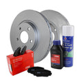 Front Brake Kit 296mm Disc Rotors TRW Pro Ceramic Pads For Cobalt Malibu G6 Aura