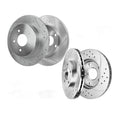 Front Rear Drilled Brake Rotors Pads Kit for 2013 2014 2015 2016 Ford Escape