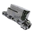 Universal CHROME Smooth Top Brake Master Cylinder Street Rod GM Chevy DISPLAYS