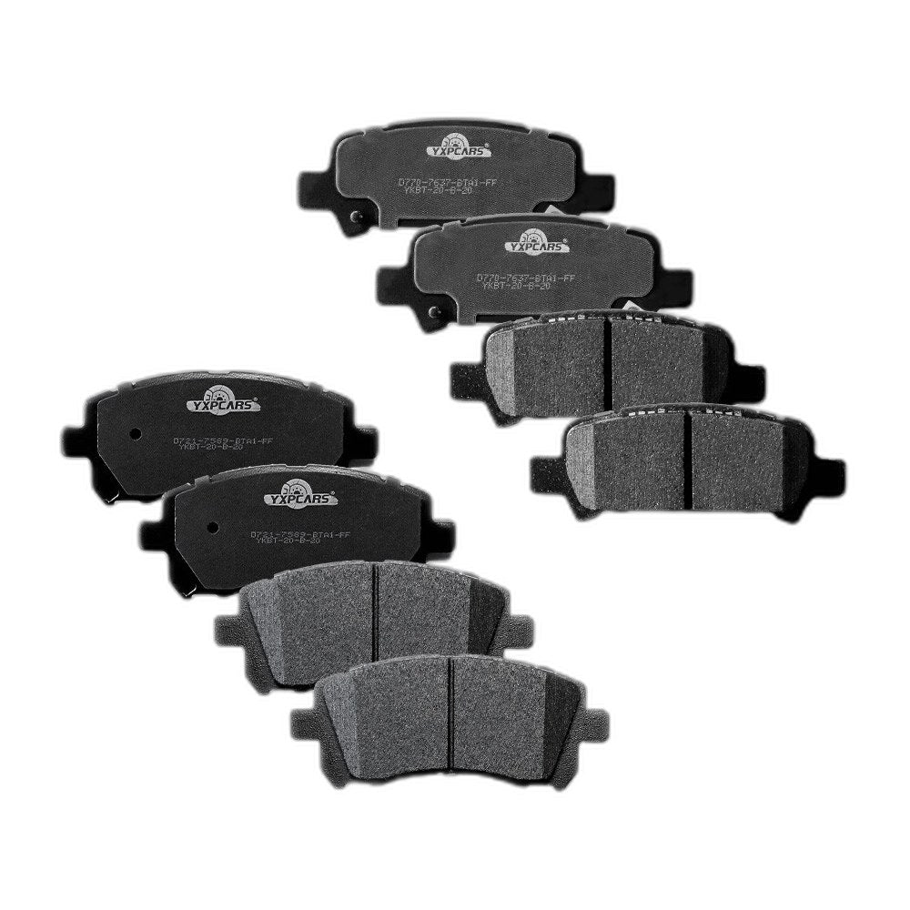 For Subaru Forester Impreza Legacy Outback Front & Rear Ceramic Brake Pads Set