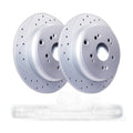 Rear Brake Rotors + Brake Pads for Honda CR-V Acura RDX Brakes Rotors Pads Kit