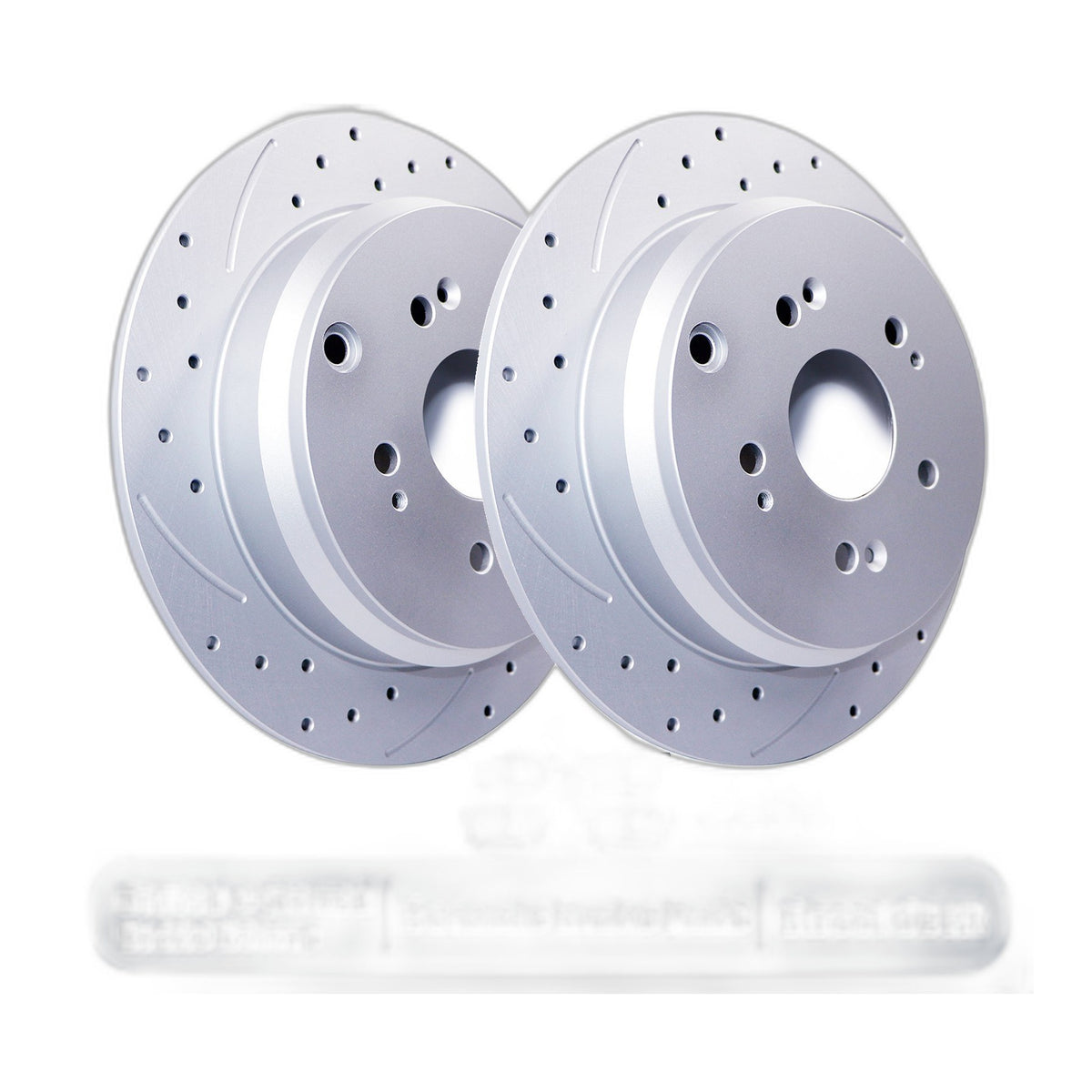Rear Brake Rotors + Brake Pads for Honda CR-V Acura RDX Brakes Rotors Pads Kit