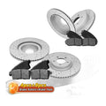Front & Rear Brake Rotors + Ceramic Pads Kit for 2007-2010 Ford Edge Lincoln MKX