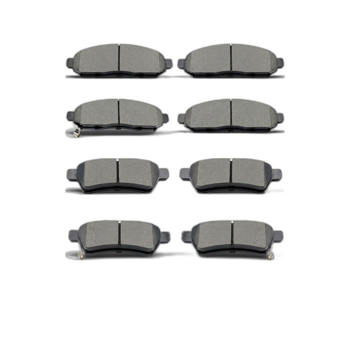 Front Rear Ceramic Brake Pad Set for Nissan Frontier 2005-2022 Xterra Equator