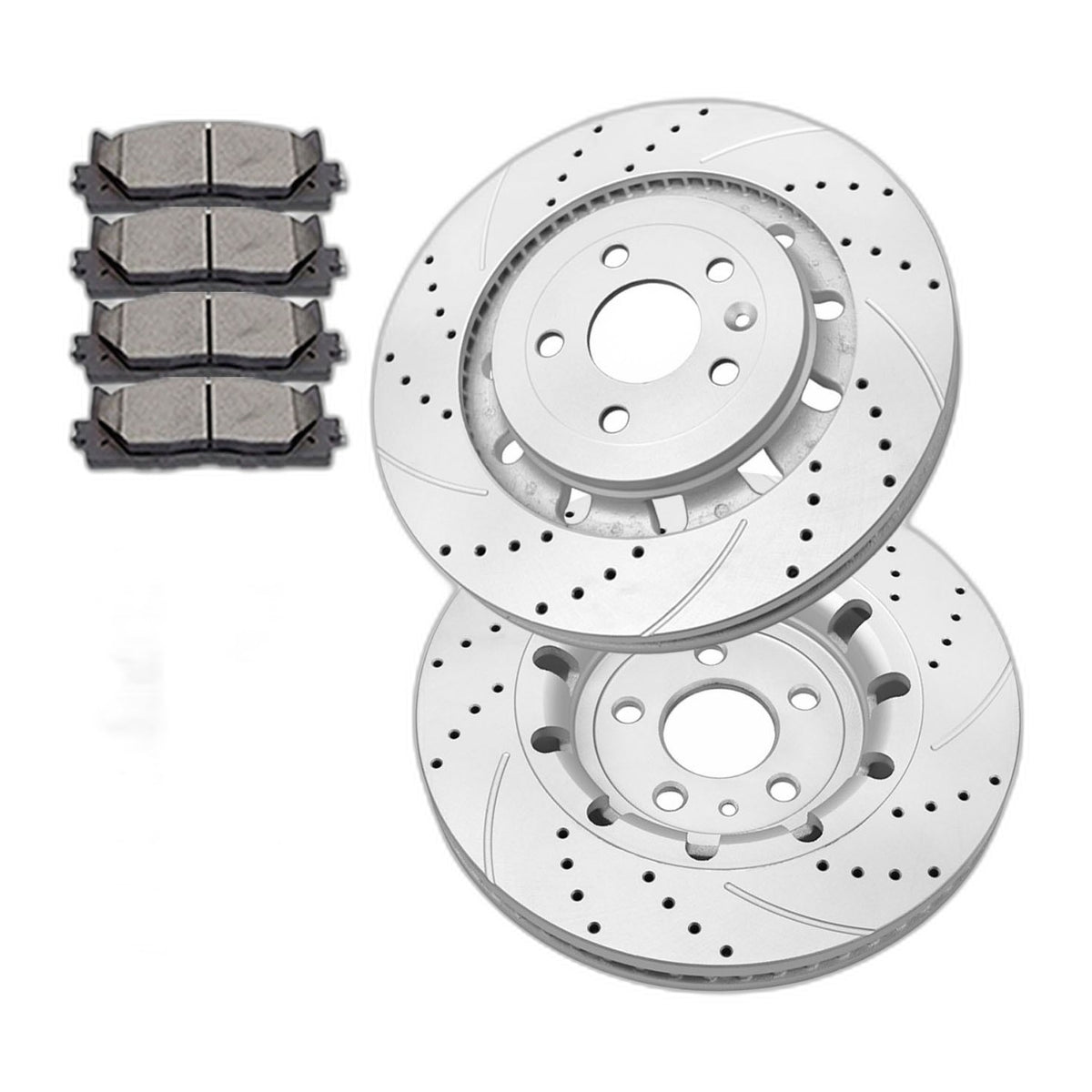 352mm Front Brakes Rotors Pads Kit for Ford Flex Taurus Lincoln Explorer MKT