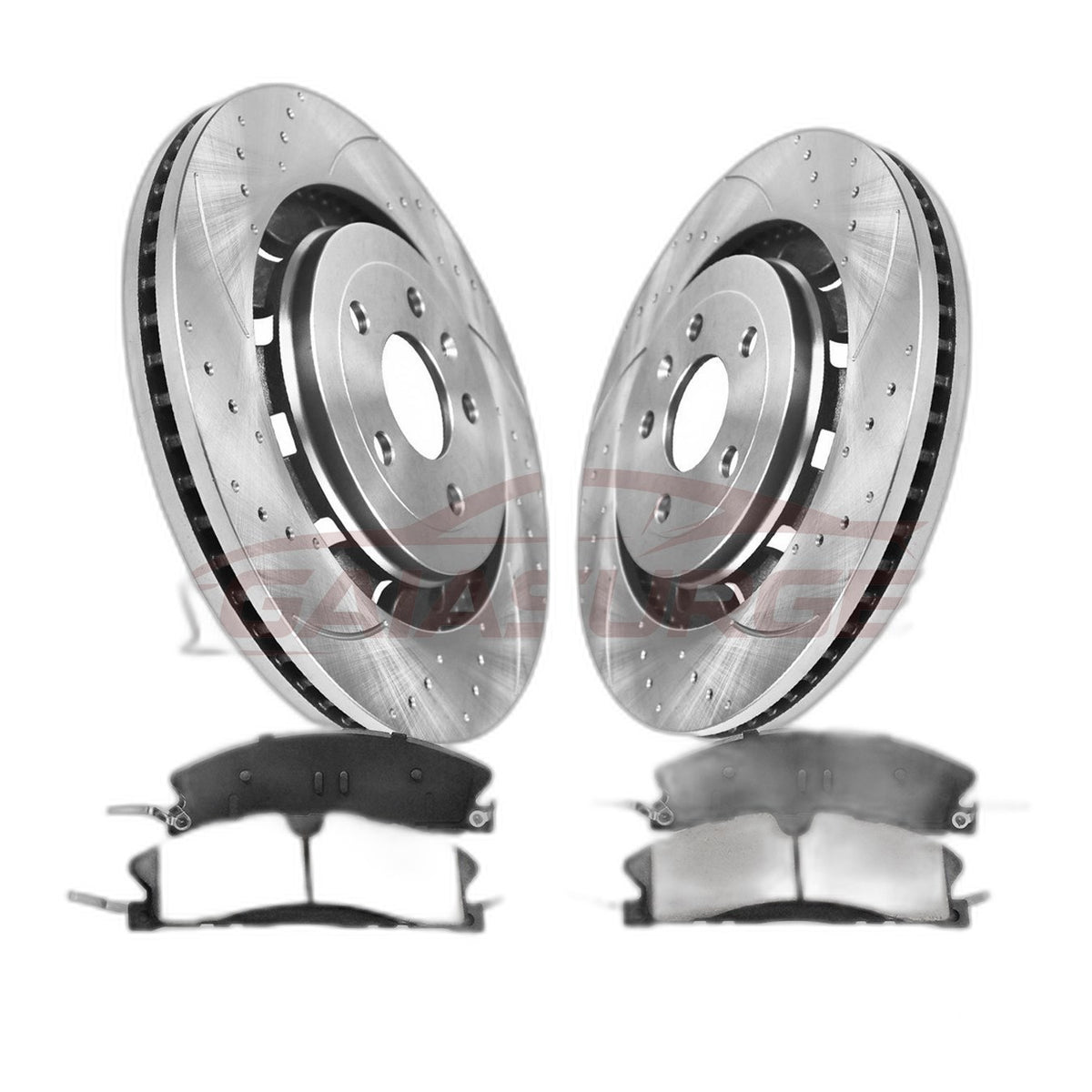 Front Brake Rotors & Ceramic Pads Kit for Ford Explorer 2013-2019 5 Lug 352mm