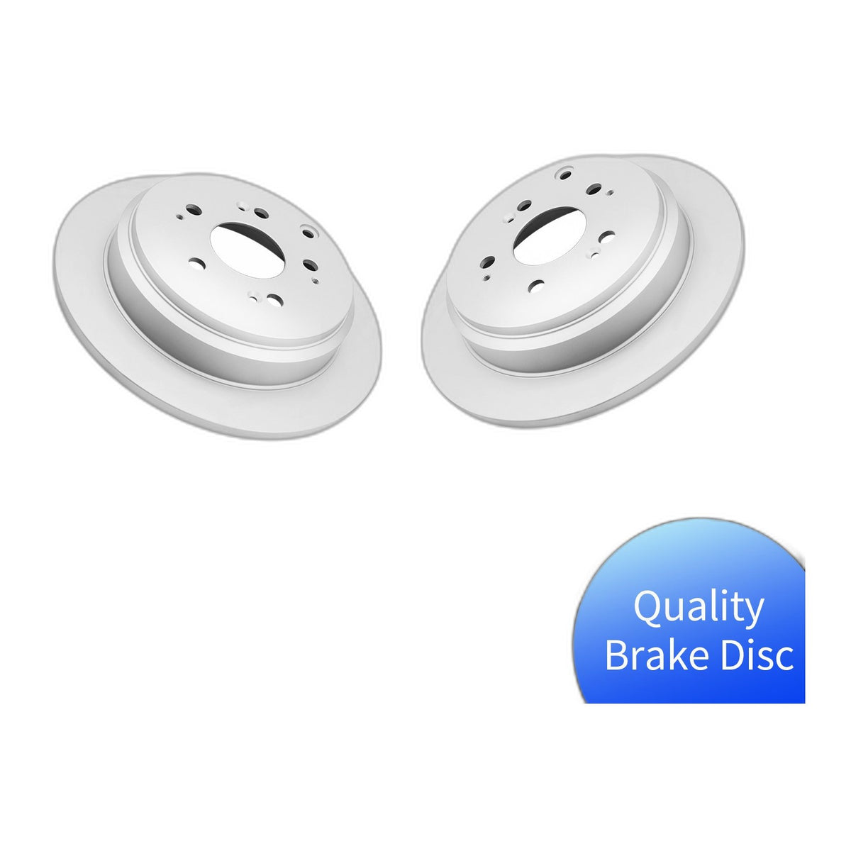 Rear Brake Rotors And Ceramic Pads Kit for Honda Odyssey 2005-2010 313mm