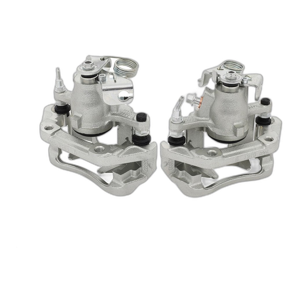 Pair Rear Brake Calipers For 2011-2014 Ford Edge SE 3.5L