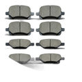 Front Rear Ceramic Brake Pad Set for Chevrolet Malibu Cobalt HHR SS Pontiac G6